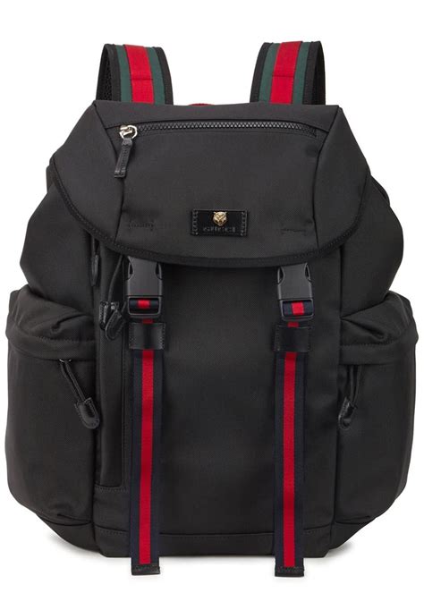 gucci canvas backpack|Gucci backpack for men.